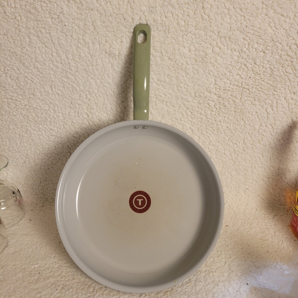 T-fal Heat Mastery 12 Inch Nonstick Frying Pan Skillet Green Thermo-Spot